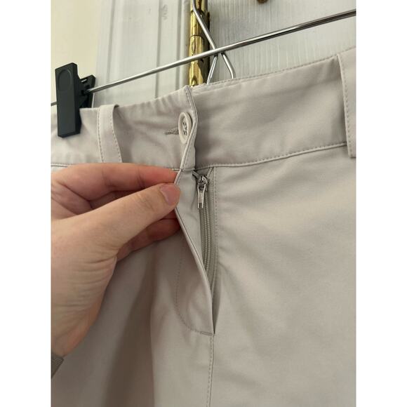 Nike Golf Tour Performance Dri-Fit Beige Tan Mini Skort - Picture 2 of 8